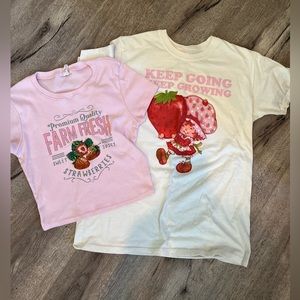 LOT of 2 Strawberry Shirts